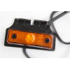 Feu latéral orange LED + support 90°