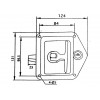 Fermeture inox avec clef