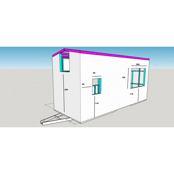 Remorque + Structure + Livraison TH540