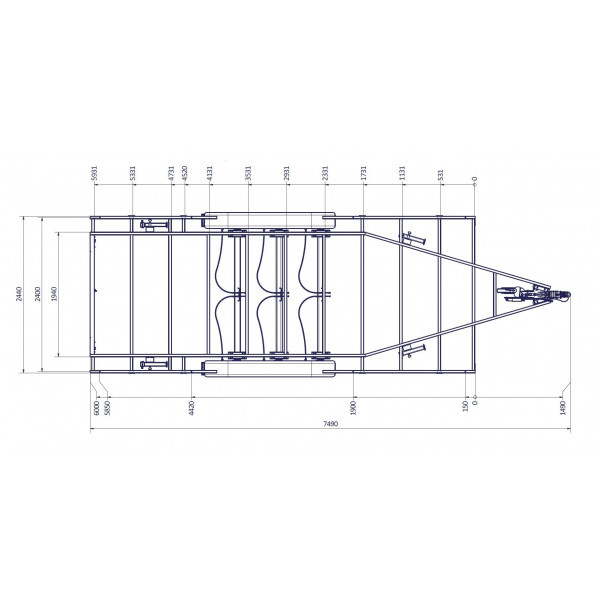 TH 6m P 3500 kg 3x1350kg