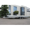 vlakke aanhangwagen 3m07x1m57 -  geremd