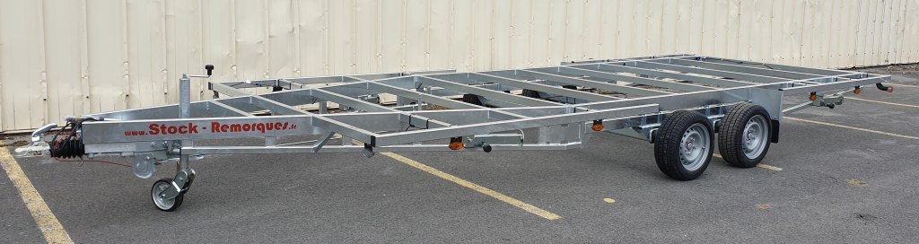 6m00 2 assi 1800kg - Rimorchio per Tiny House