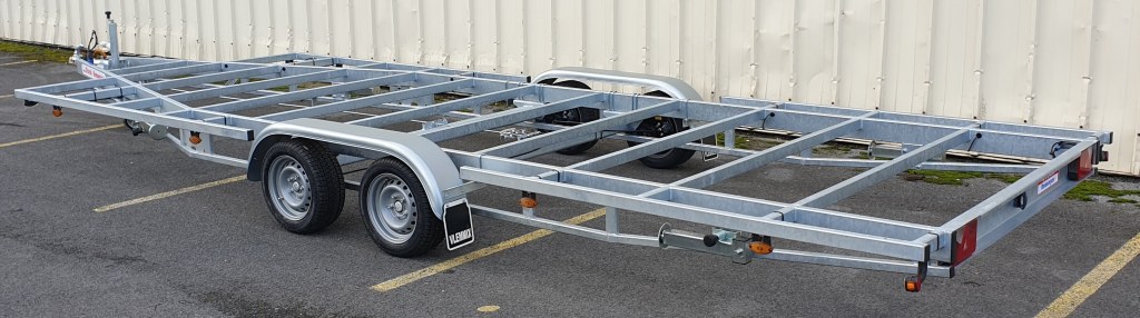 6m60 2 essieux 1800kg - Remorque pour Tiny House