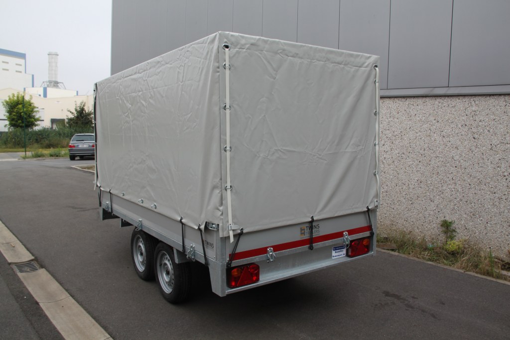 Bâche haute pour remorque TWINS 225x132