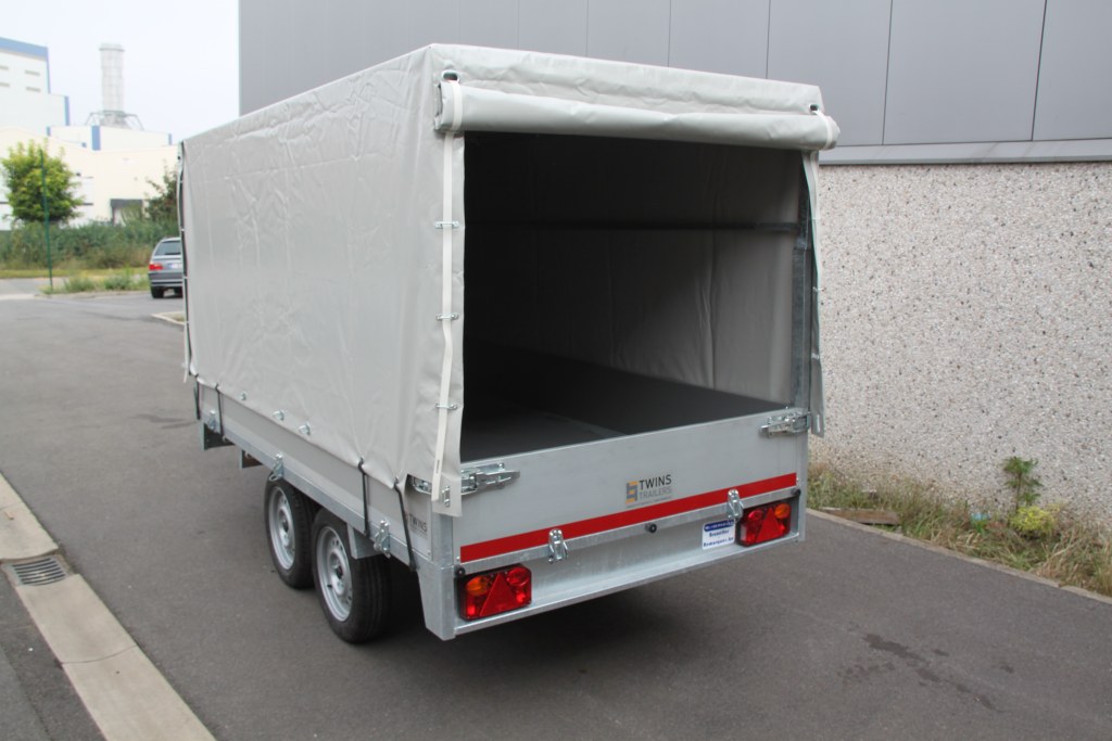 Bâche haute pour remorque TWINS 225x132