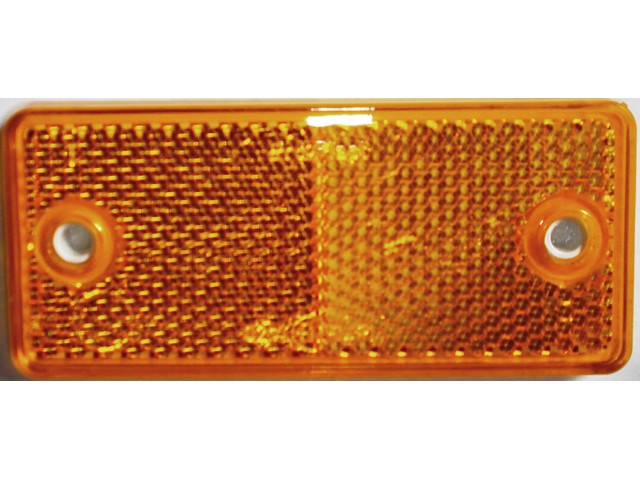 Catadioptre Orange rectangulaire