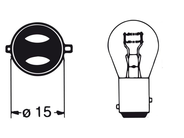 Lampada 5W / 21W Bianco