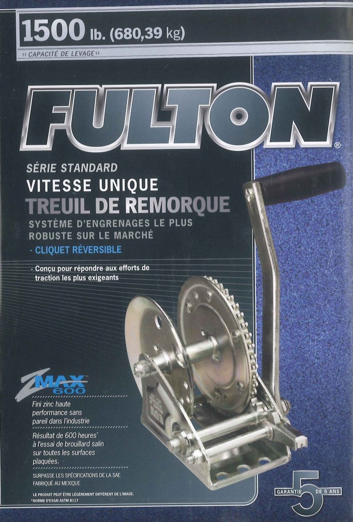 Fulton T1500 Winch