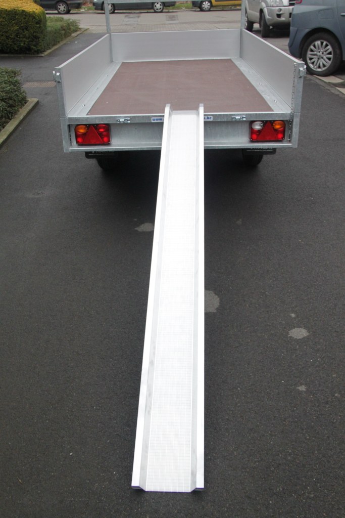 Rampe en alu avec guide