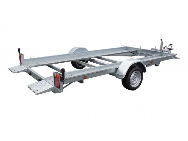 Porte voiture 1600kg + 2 cales roues + treuil