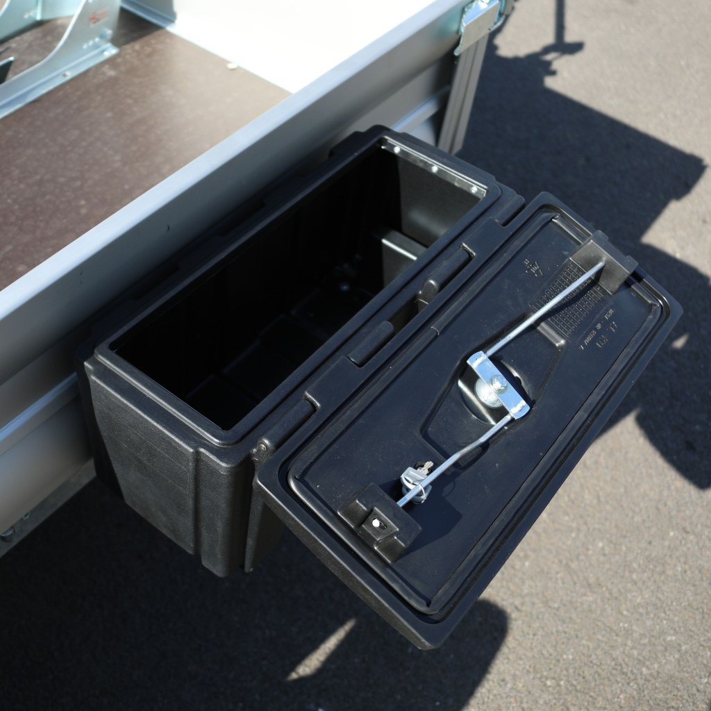 Storage box for Cochet trailer