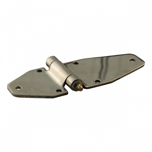 INOX Charnière papillon 51mm x 187mm,