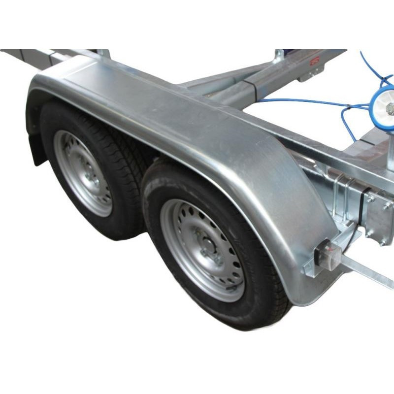 7m-2m20 2x1800kg - 3500 kg - VLEMMIX - Remorque Porte-Bateau
