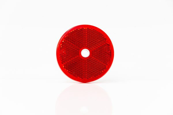 catadioptre rond rouge