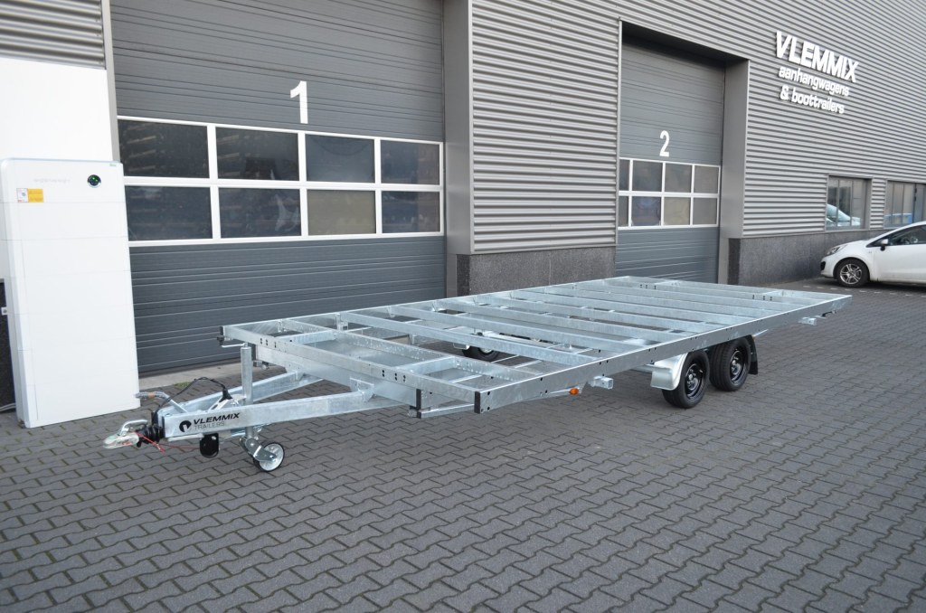 Remorque plateau détachable Vlemmix 300 1×1800 kg – 3 m de large
