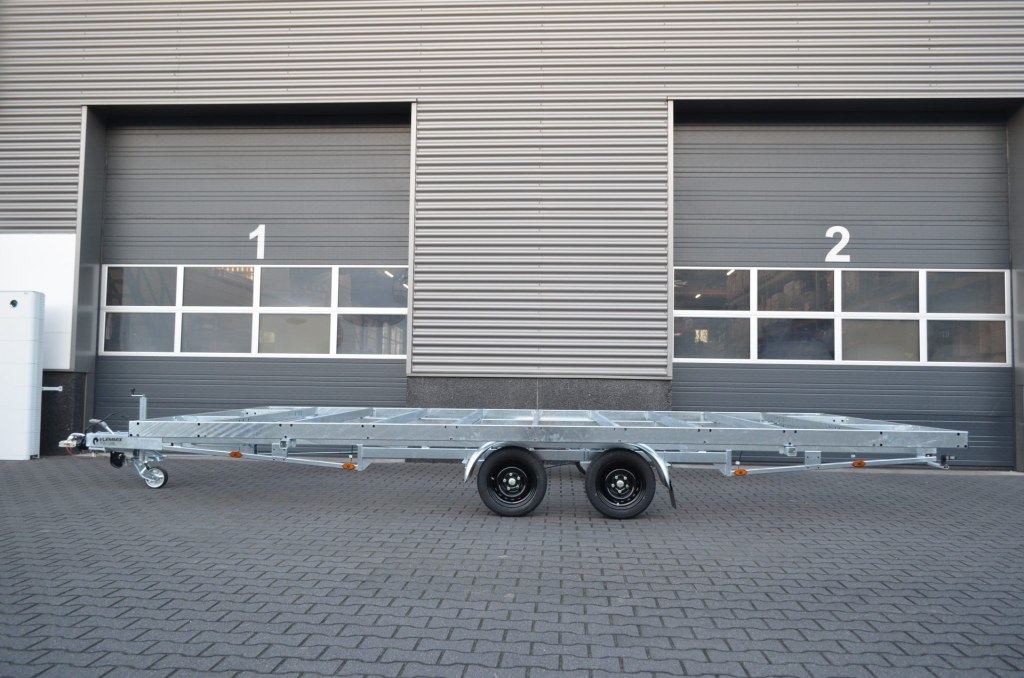 Remorque plateau détachable Vlemmix 300 1×1800 kg – 3 m de large