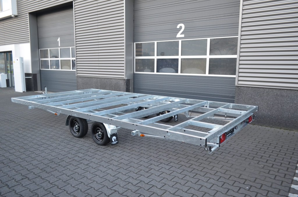 Remorque plateau détachable Vlemmix 300 1×1800 kg – 3 m de large