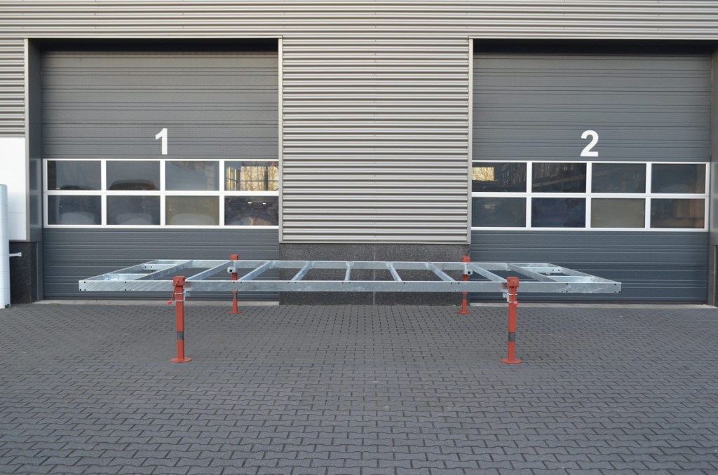 Remorque plateau détachable Vlemmix 300 1×1800 kg – 3 m de large