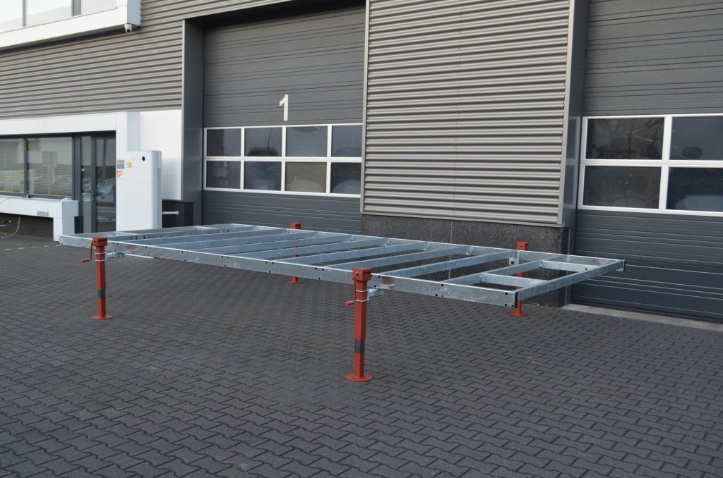 Remorque plateau détachable Vlemmix 300 1×1800 kg – 3 m de large