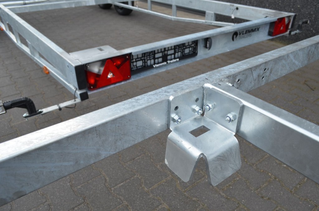 Remorque plateau détachable Vlemmix 300 1×1800 kg – 3 m de large