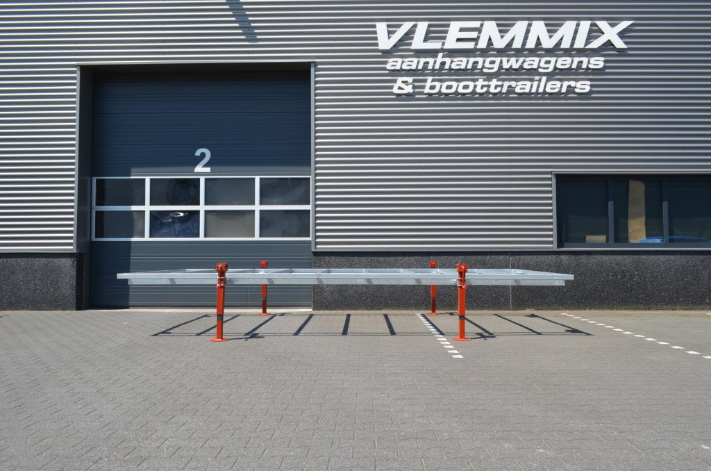 Remorque plateau détachable Vlemmix 300 2×1350 kg