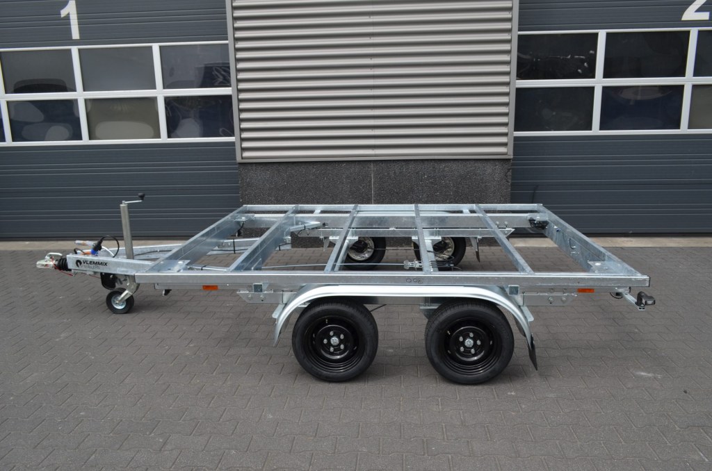 Remorque plateau détachable Vlemmix 300 2×1800 kg