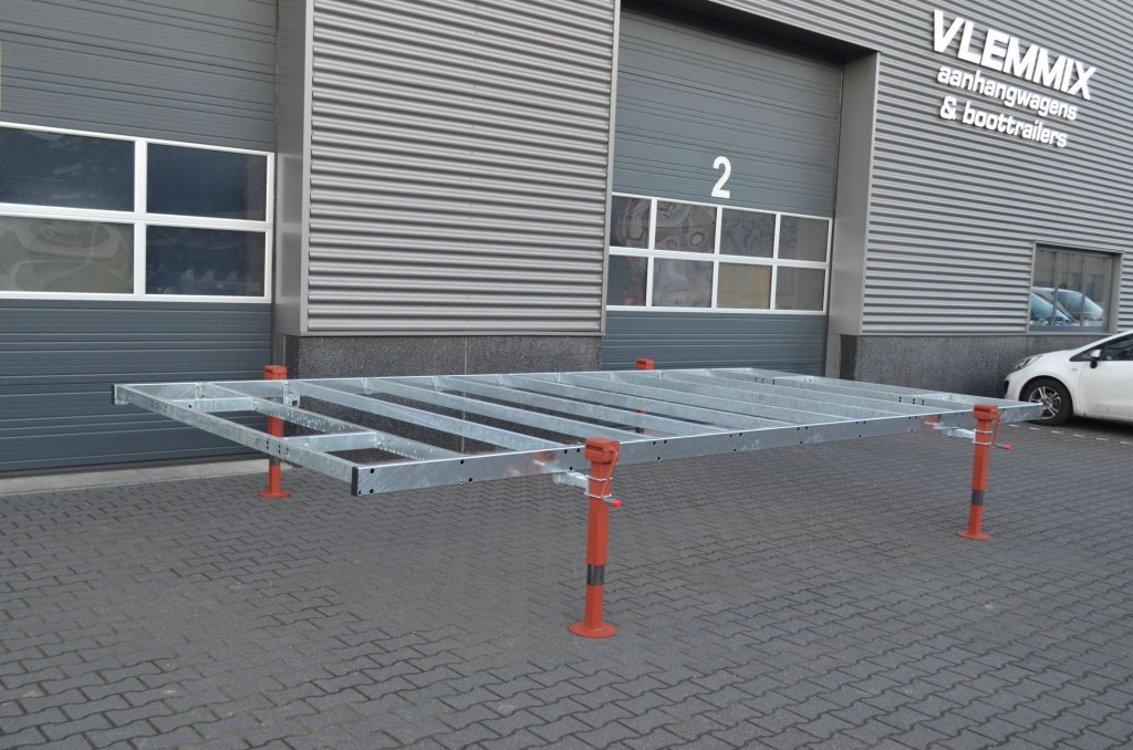 Remorque plateau détachable Vlemmix 300 plateau – 3 m de large