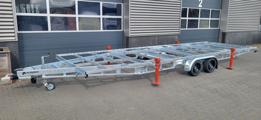 Remorque plateau détachable Vlemmix 360 2×1350 kg