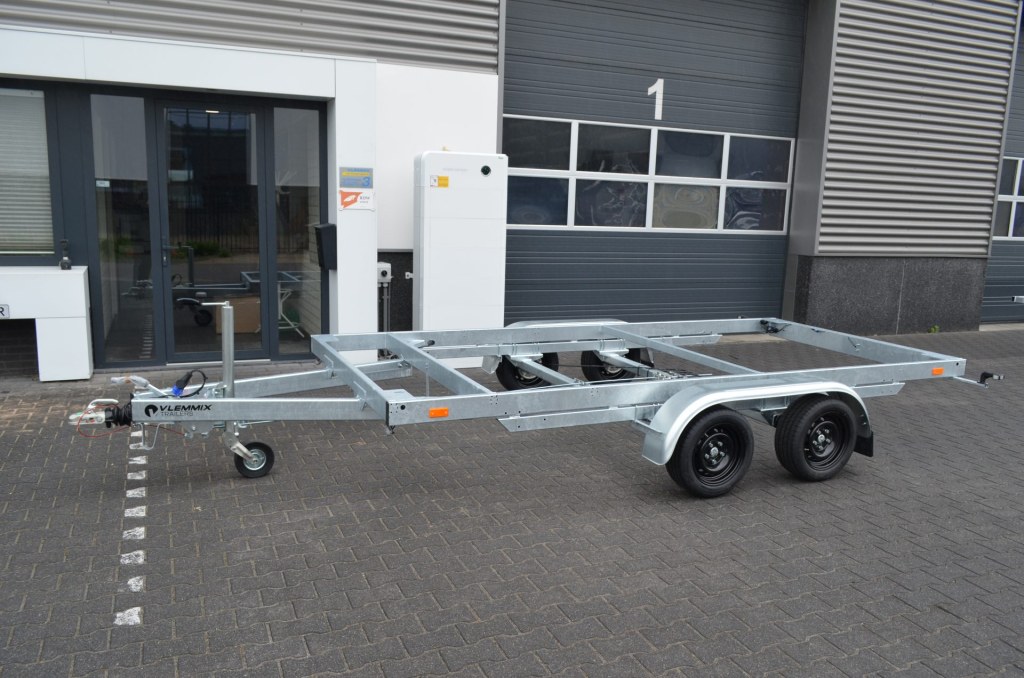 Remorque plateau détachable Vlemmix 360 2×1350 kg