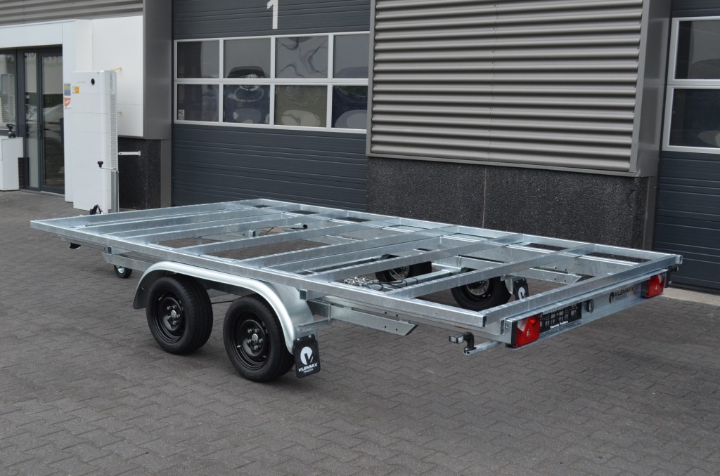 Remorque plateau détachable Vlemmix 360 2×1350 kg