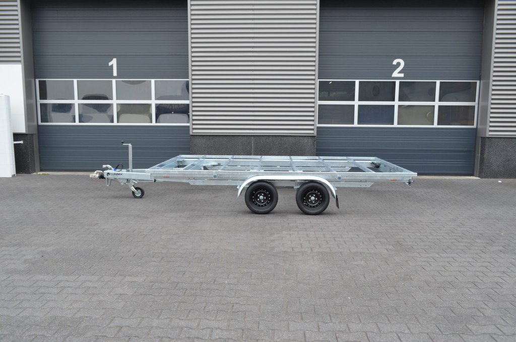 Remorque plateau détachable Vlemmix 360 2×1350 kg