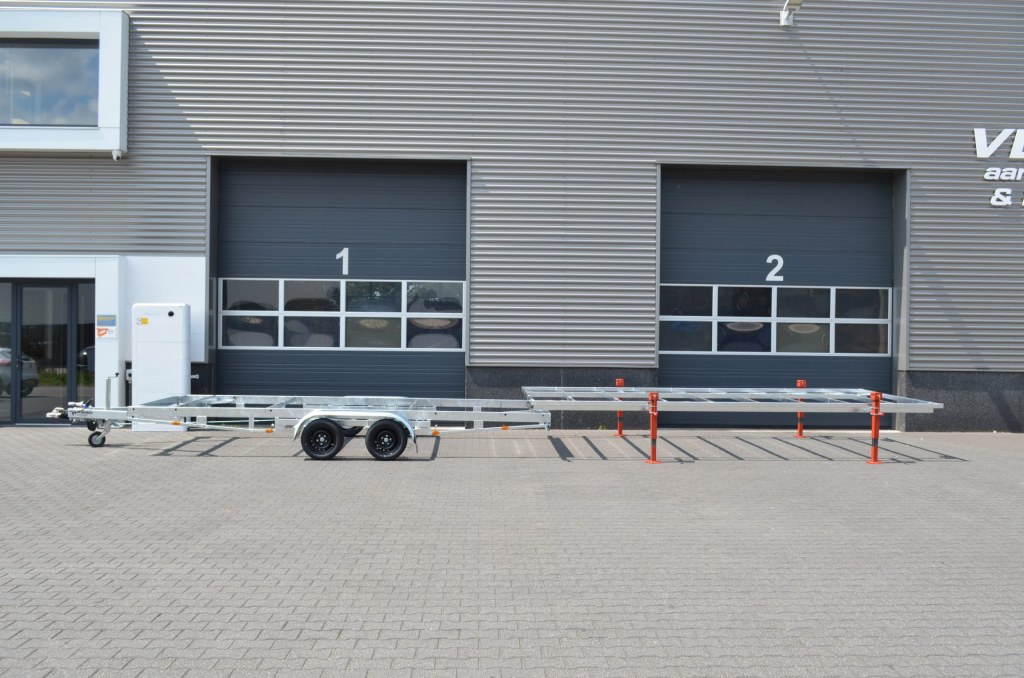 Remorque plateau détachable Vlemmix 540 2×1800 kg