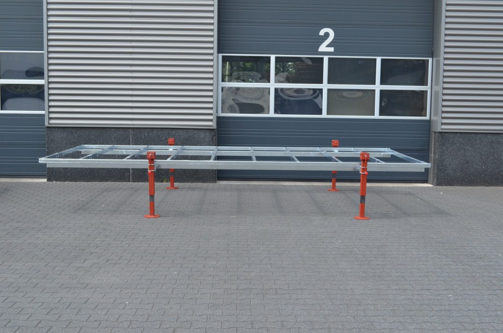 Remorque plateau détachable Vlemmix 540 2×1800 kg