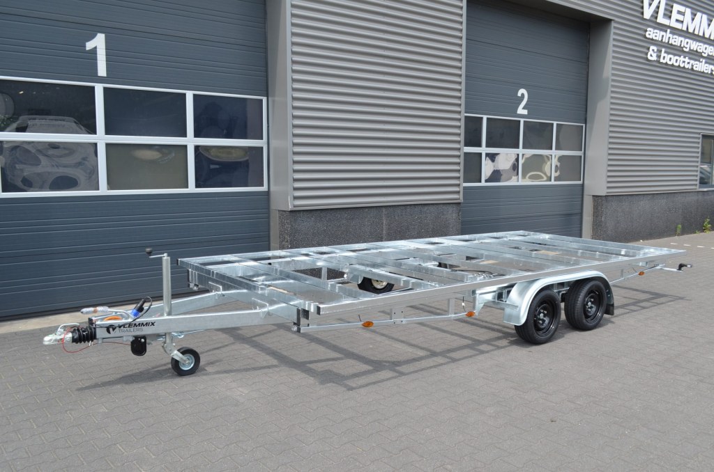 Remorque plateau détachable Vlemmix 540 2×1800 kg