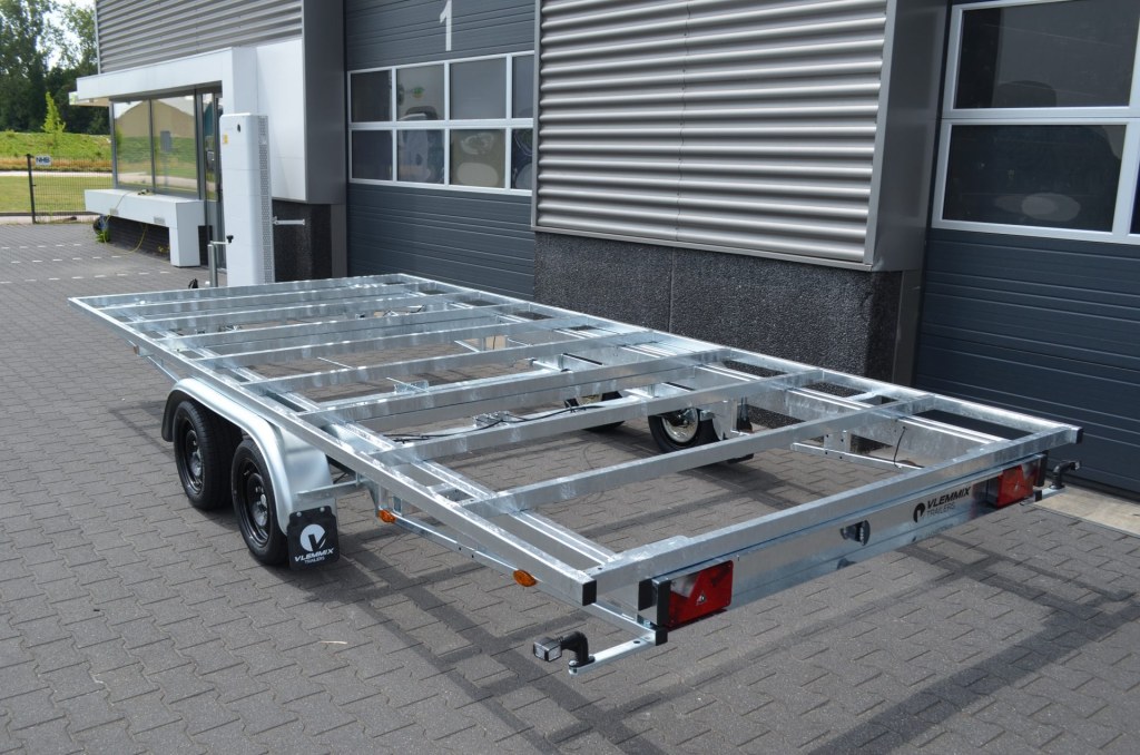 Remorque plateau détachable Vlemmix 540 2×1800 kg