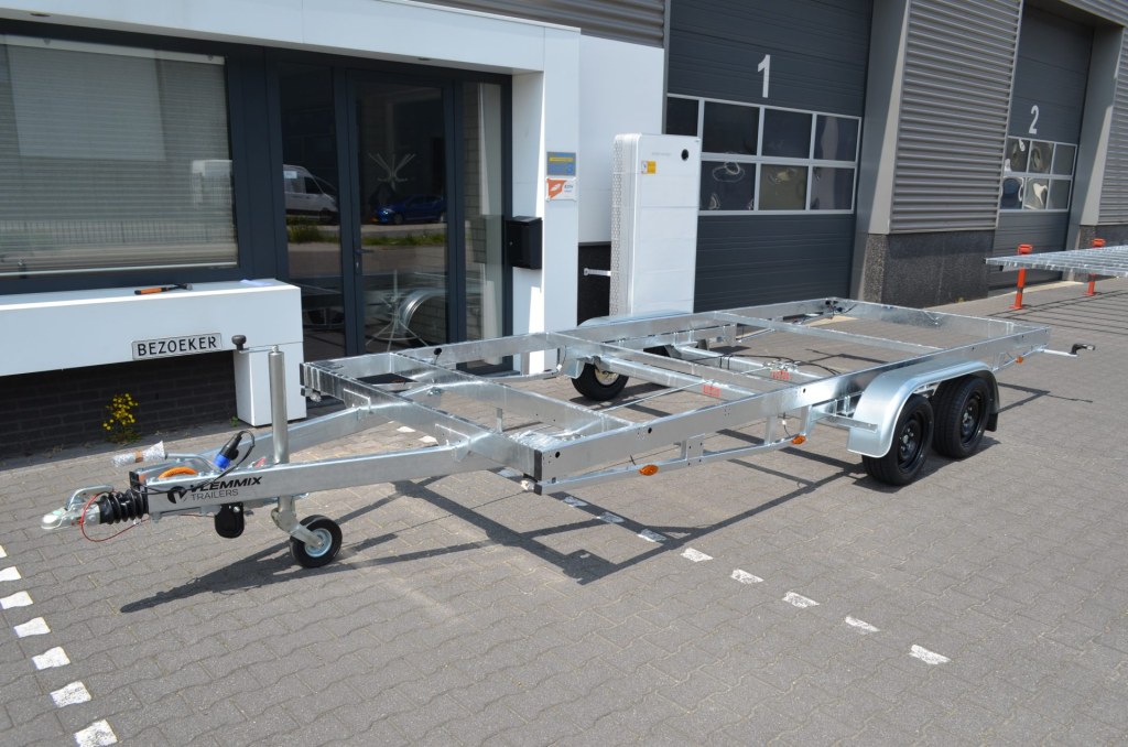 Remorque plateau détachable Vlemmix 540 2×1800 kg
