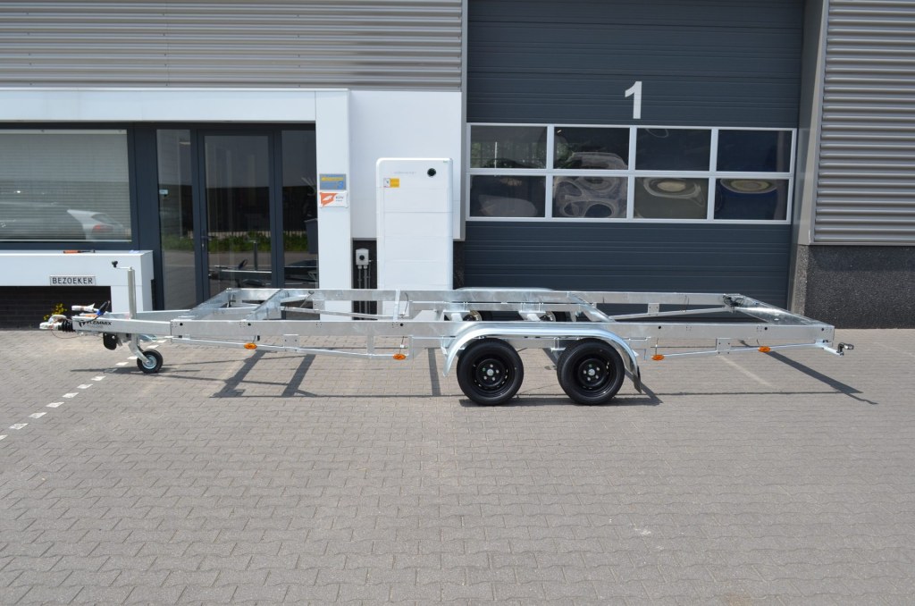 Remorque plateau détachable Vlemmix 540 2×1800 kg