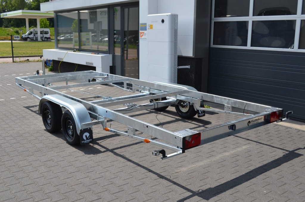 Remorque plateau détachable Vlemmix 540 2×1800 kg