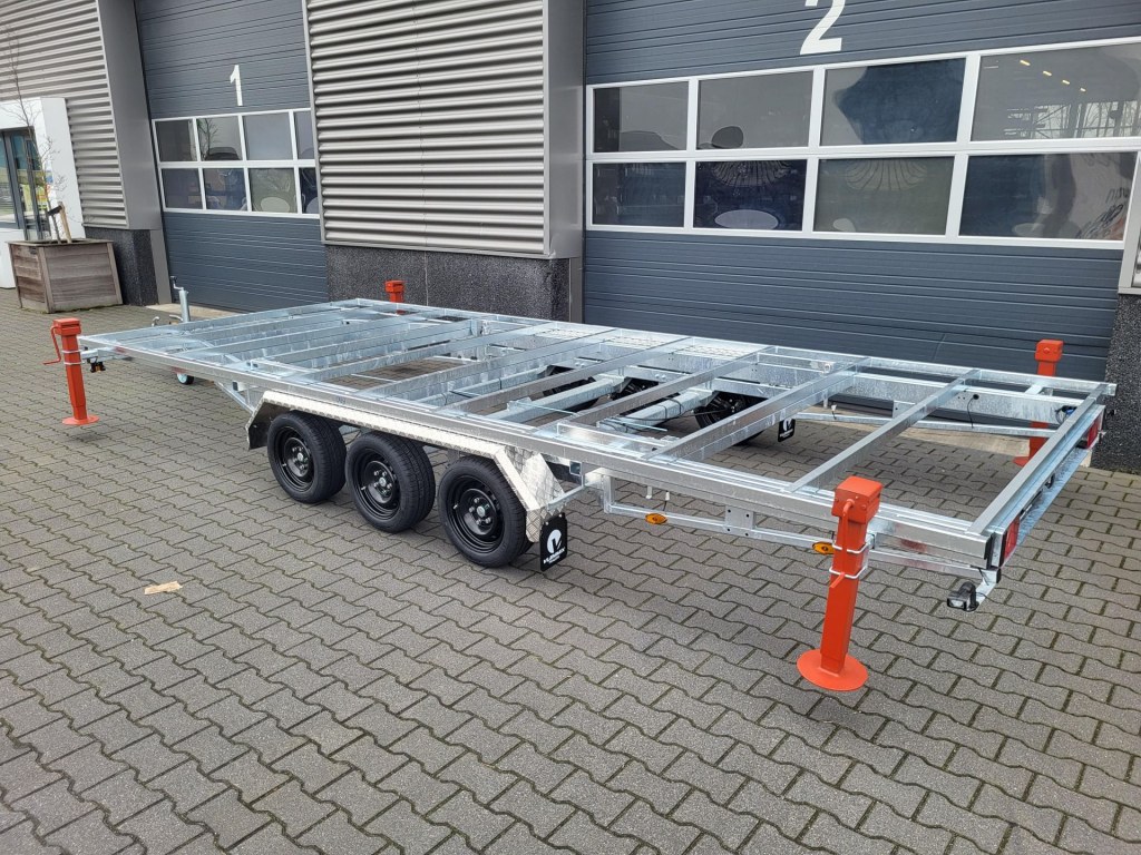 Remorque plateau détachable Vlemmix 540 3×1350 kg