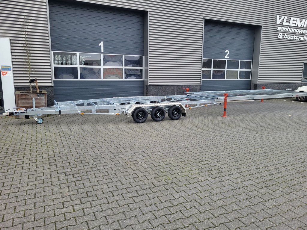 Remorque plateau détachable Vlemmix 540 3×1350 kg
