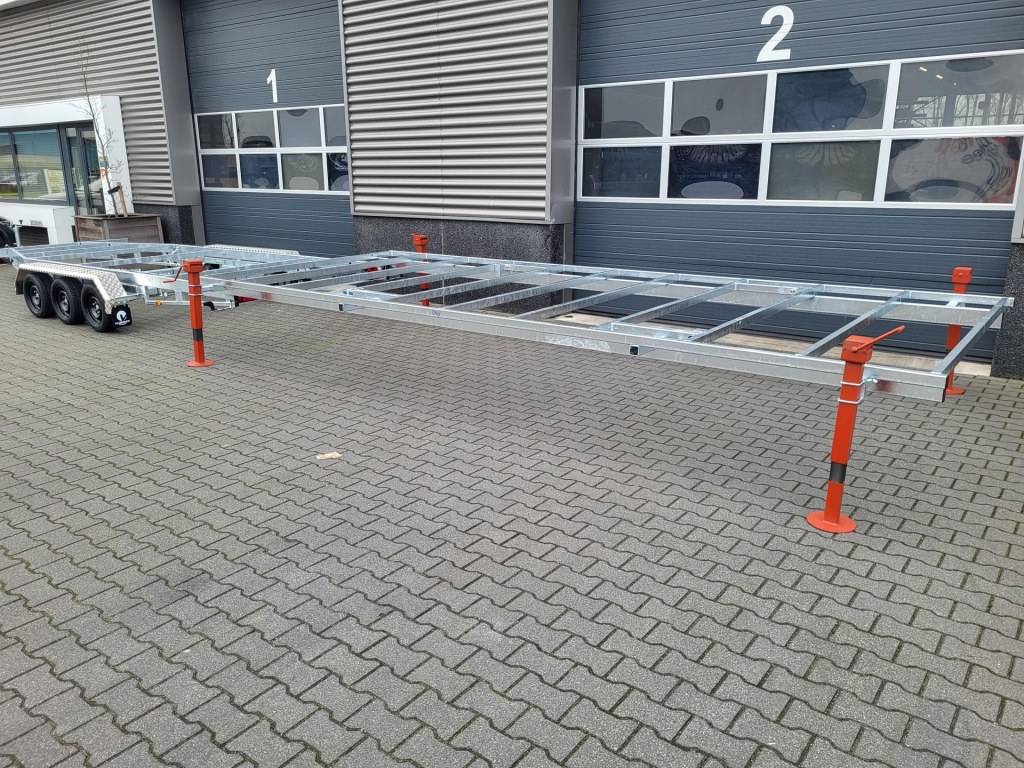 Remorque plateau détachable Vlemmix 540 3×1350 kg