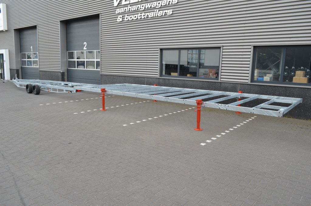 Remorque plateau détachable Vlemmix 660 2×1800 kg – 3 m de large