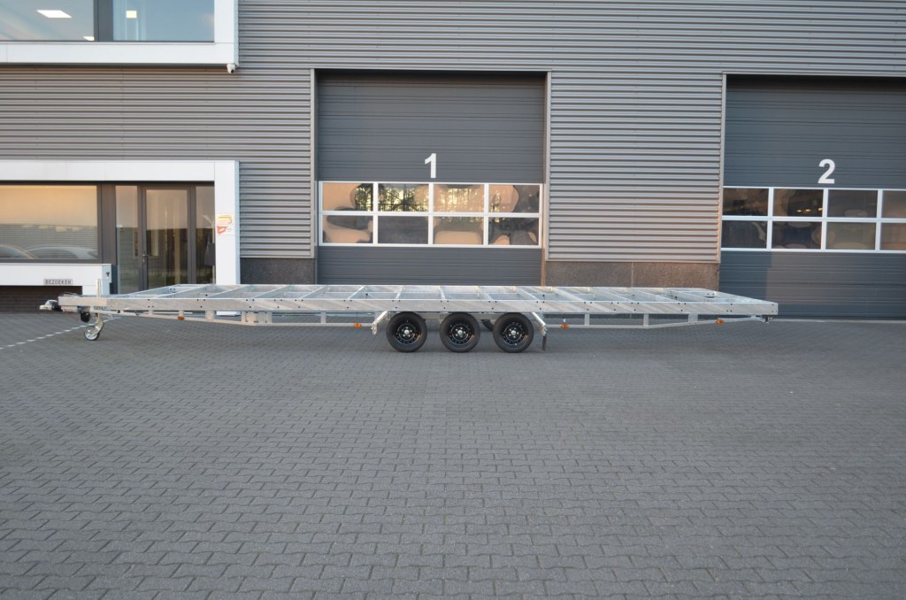 Remorque plateau détachable Vlemmix 660 2×1800 kg – 3 m de large
