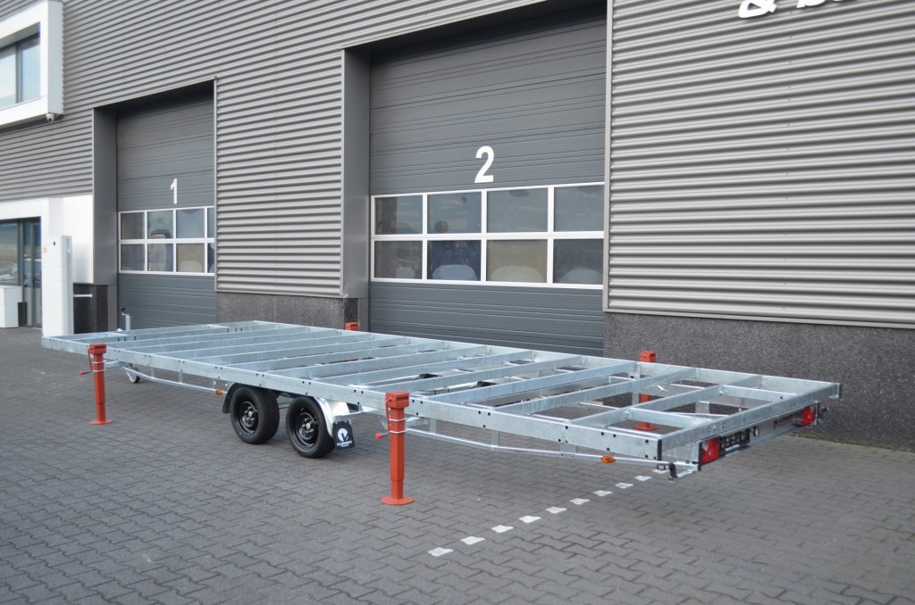 Remorque plateau détachable Vlemmix 720 2×1800 kg – 3 m de large
