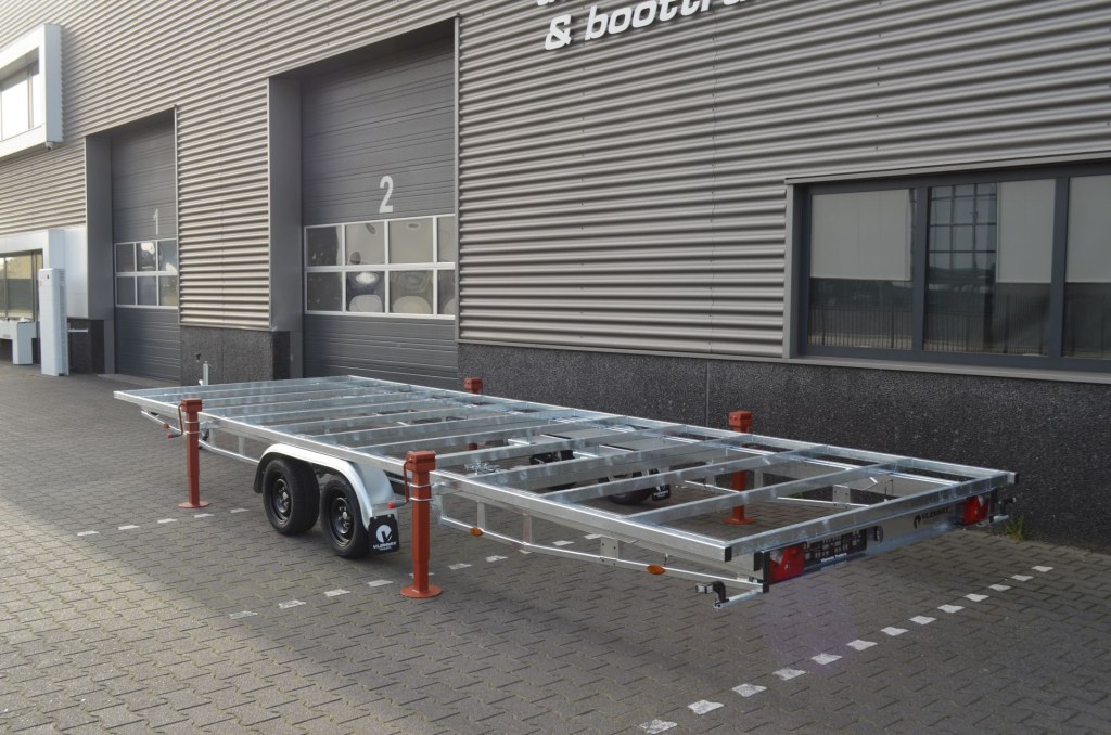 Remorque plateau détachable Vlemmix 720 2×1800 kg
