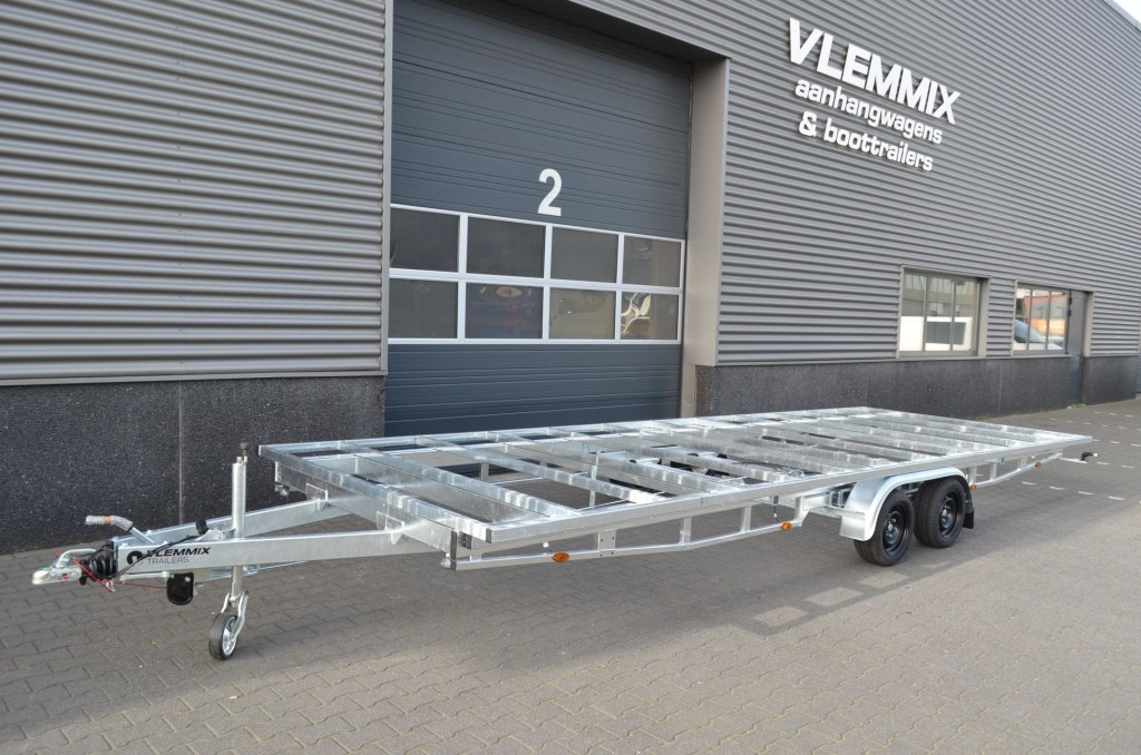 Remorque plateau détachable Vlemmix 720 2×1800 kg