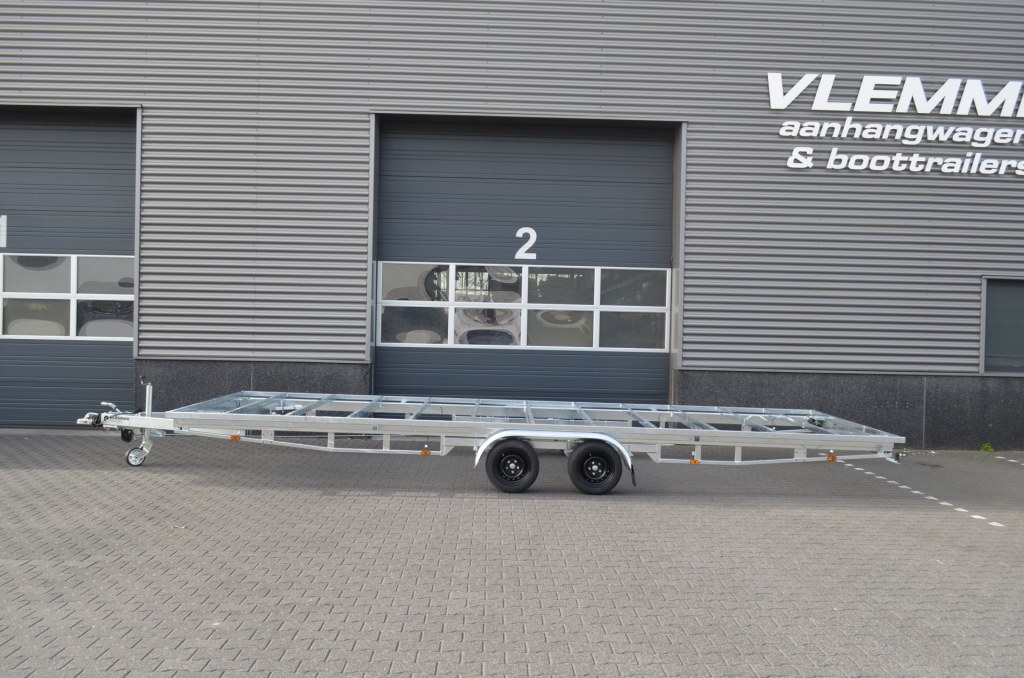 Remorque plateau détachable Vlemmix 720 2×1800 kg