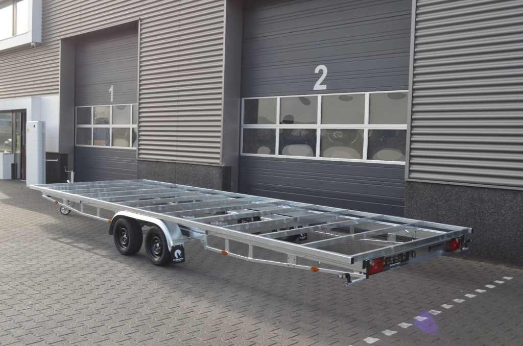 Remorque plateau détachable Vlemmix 720 2×1800 kg