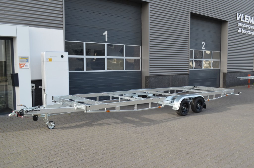 Remorque plateau détachable Vlemmix 720 2×1800 kg