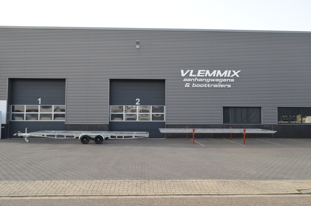 Remorque plateau détachable Vlemmix 720 2×1800 kg